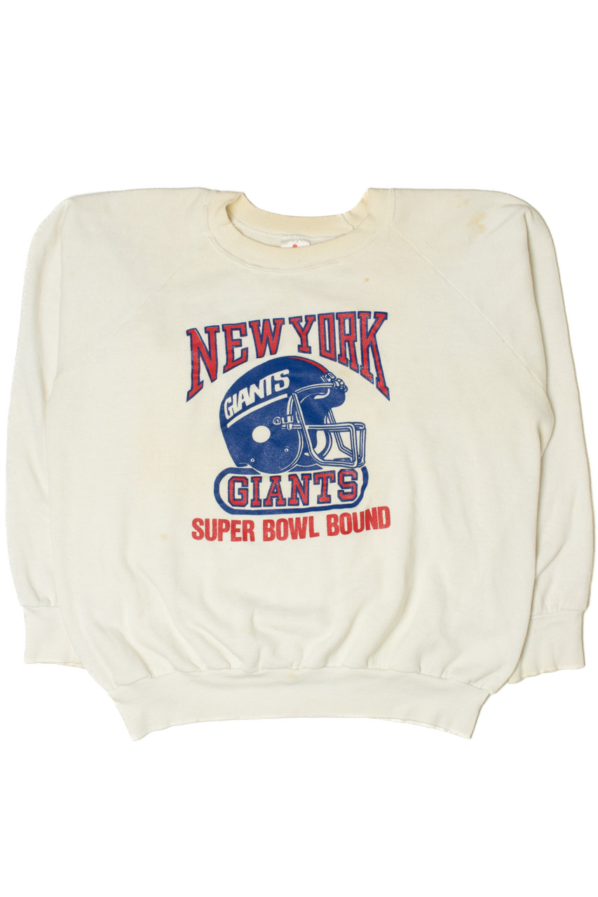 Vintage 1980's New York Giants Super Bowl Bound Sweatshirt
