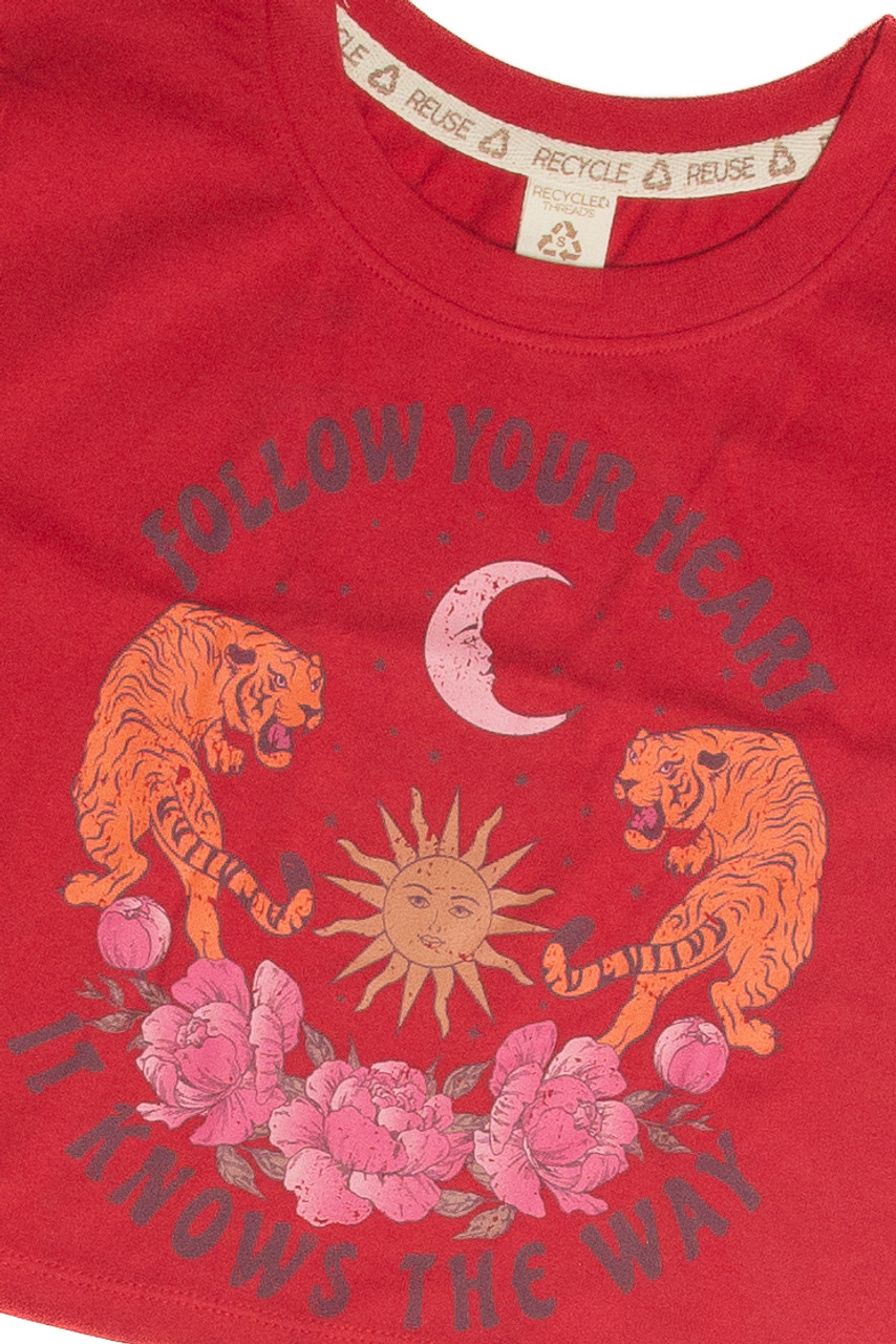 Follow Your Heart Crop Shirt