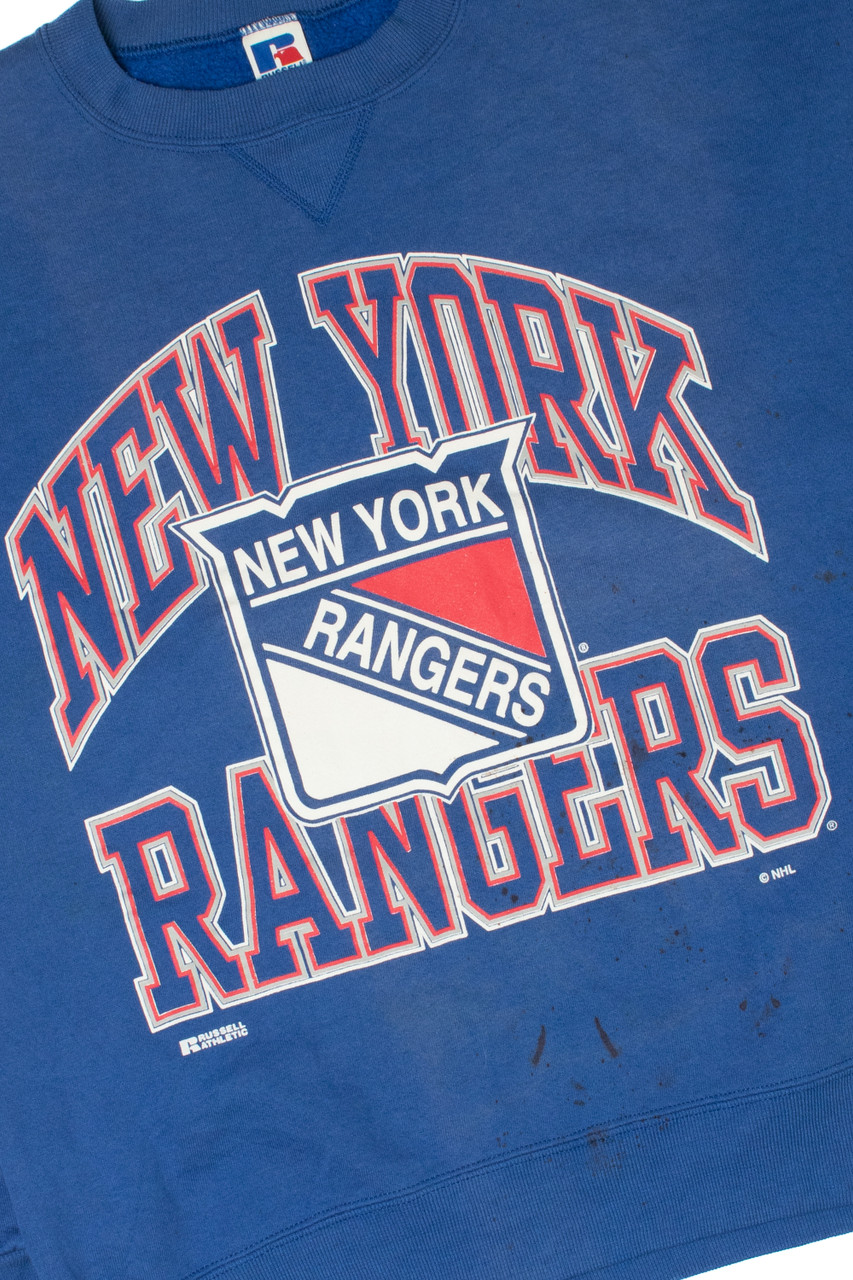 Vintage New York Rangers Russell NHL Hockey Jersey