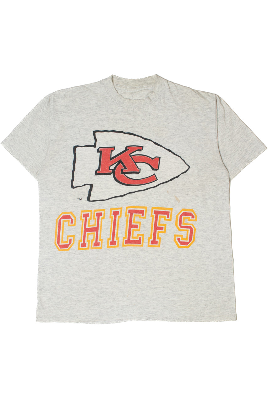 Vintage Thrashed Kansas City Chiefs NFL Single Stitch T-Shirt 