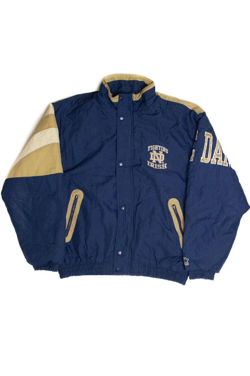 NOTRE DAME FIGHTING IRISH VINTAGE 1990'S STARTER LIGHT WEIGHT