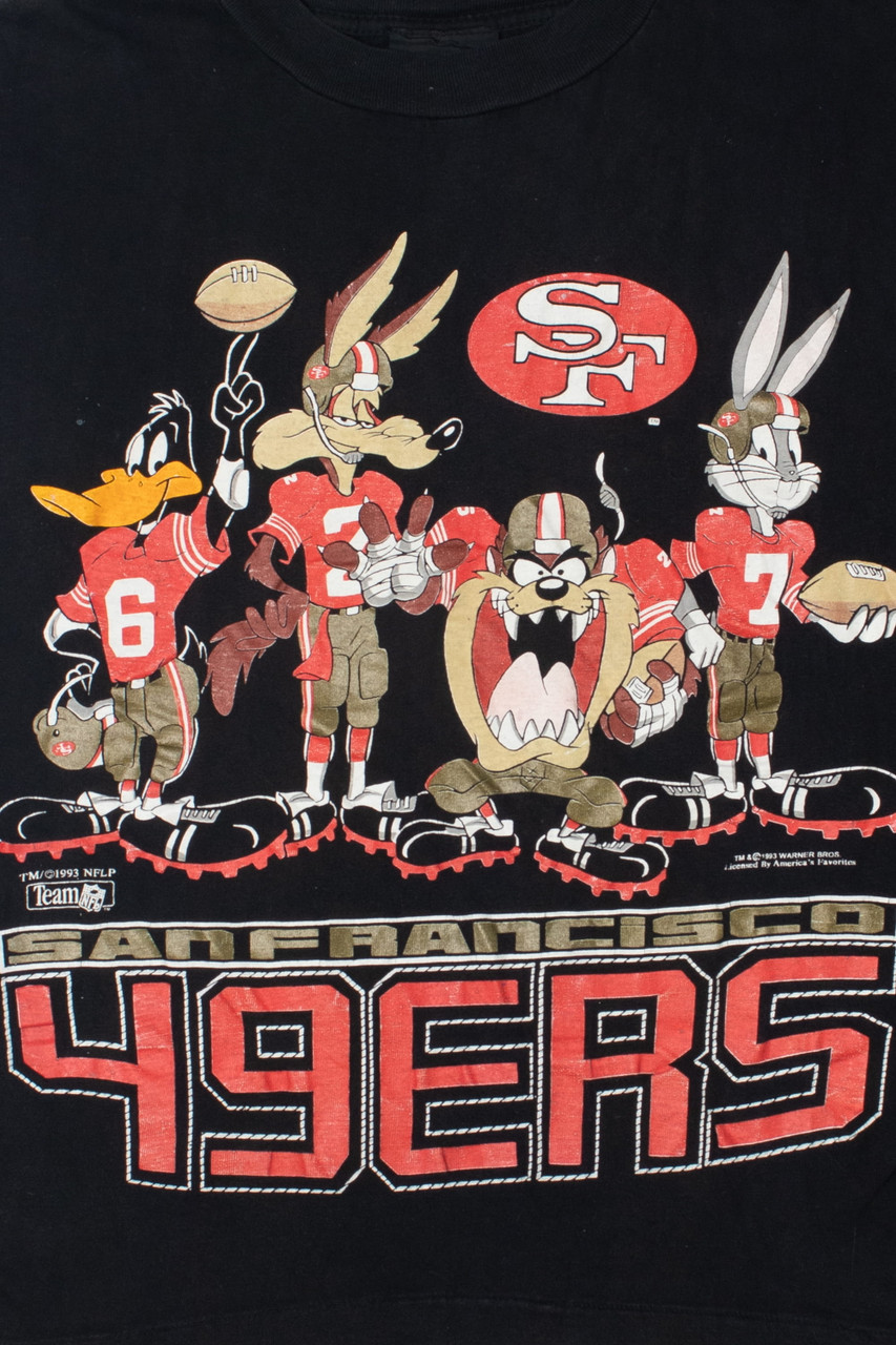 Vintage 90s Looney Tunes San Francisco 49ers Nfl Shirt - High