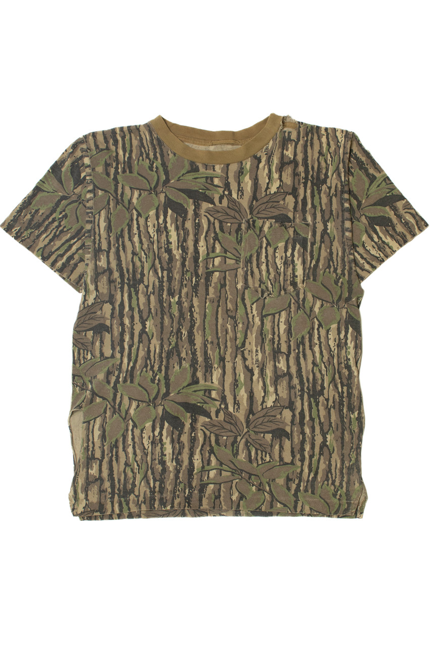 Vintage Realtree Camo Single Stitch Pocket T-Shirt