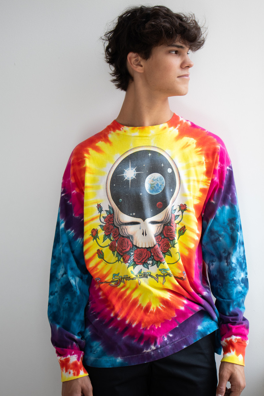 Grateful Dead Space Skull Short-Sleeve T-Shirt- Large