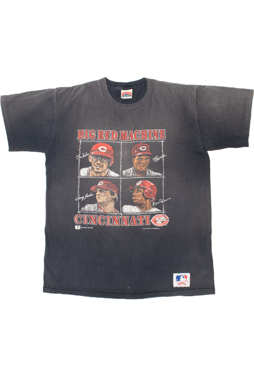 Vintage 1990 Big Red Machine Cincinnati Reds MLB Baseball T-Shirt 