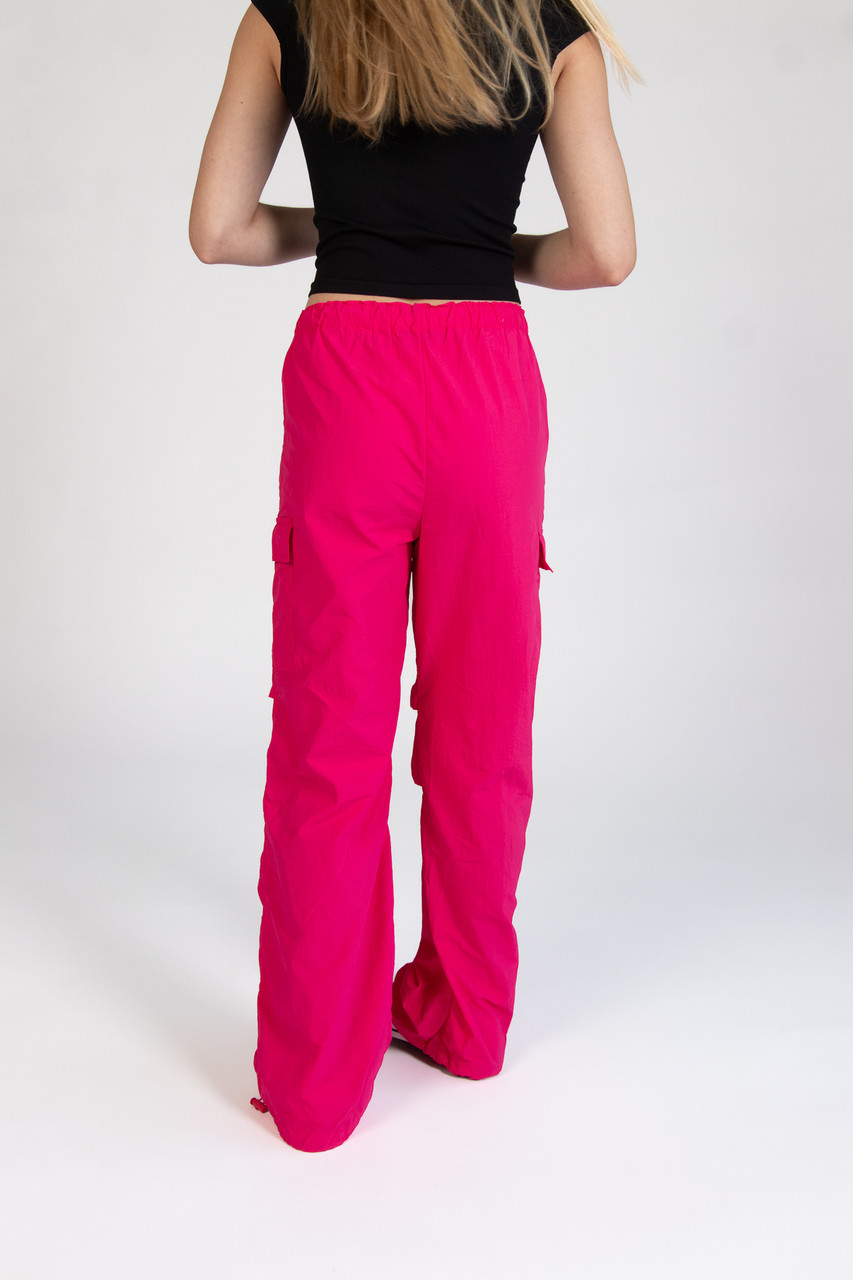 Pink Parachute Pants