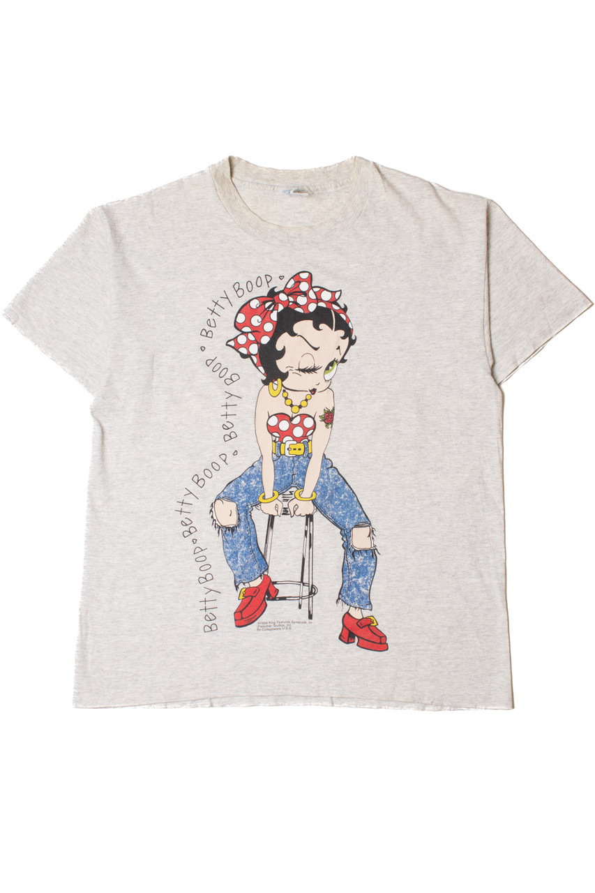 Vintage 1994 Betty Boop Spellout T-Shirt