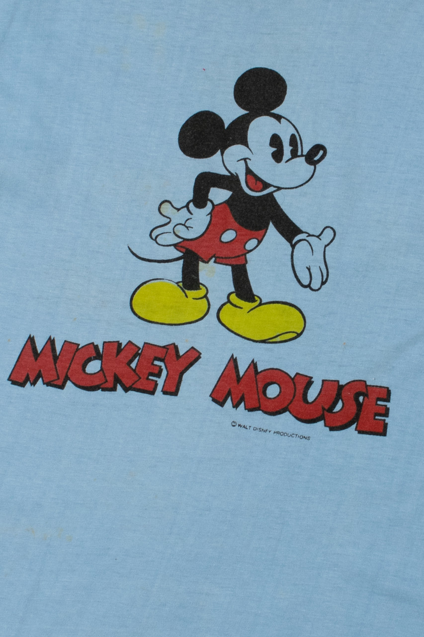 Disney Print Front/Back T-Shirt Vintage \
