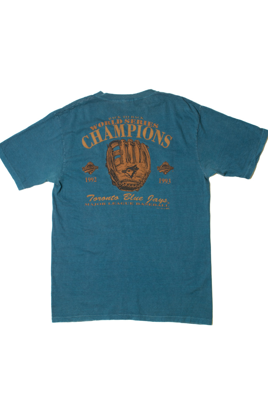 Vintage 1993 Toronto Blue Jays MLB Champions Front/Back Embossed