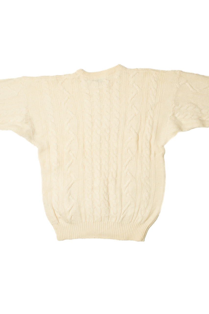 Dunst Classic Fisherman Sweater Cream