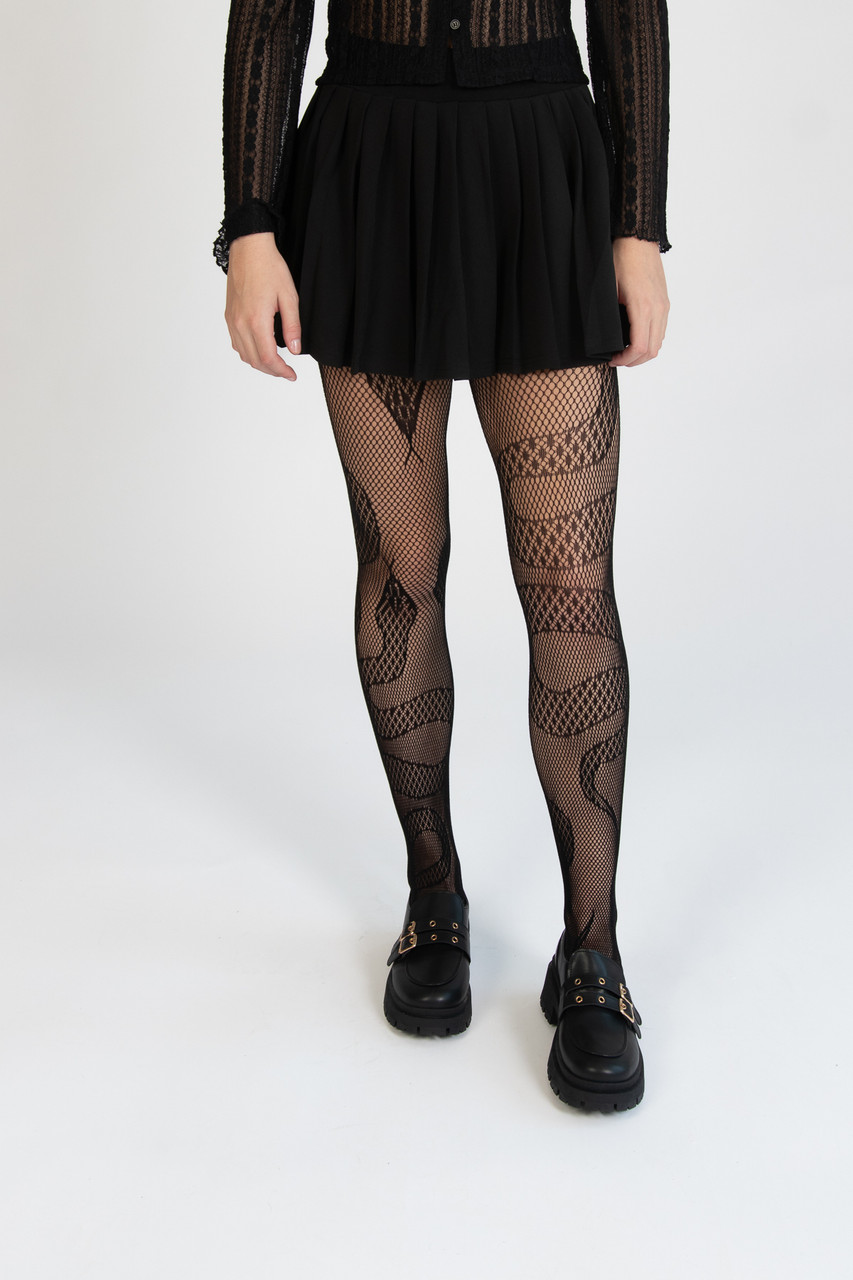 Snake Lace Tights