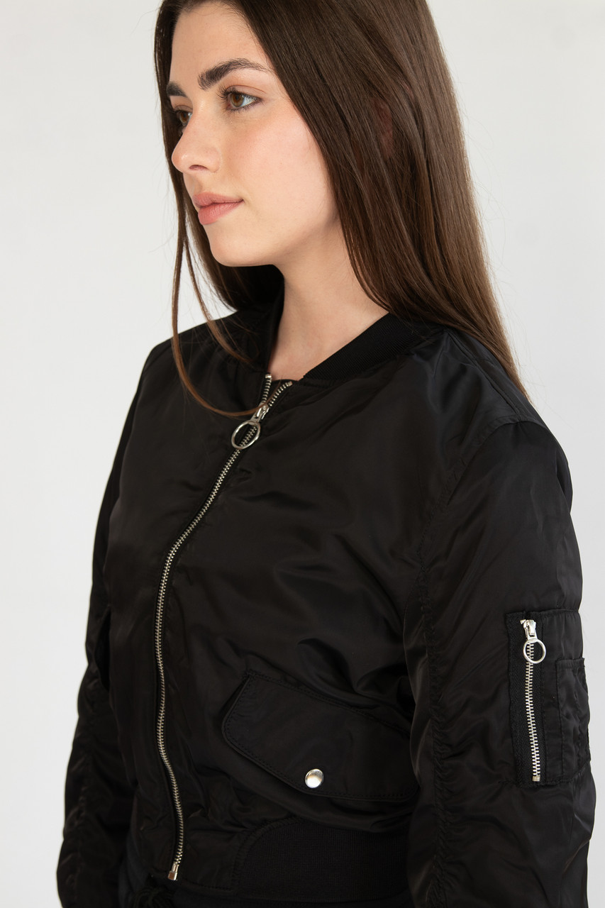 Woodland Women Nylon Solid Regular Jacket | Bpink – SaumyasStore