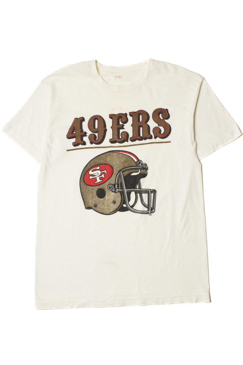 San Francisco 49ers T Shirt Vintage Logo Graphic Tee Front & Back Stainless  Steel Travel Mug