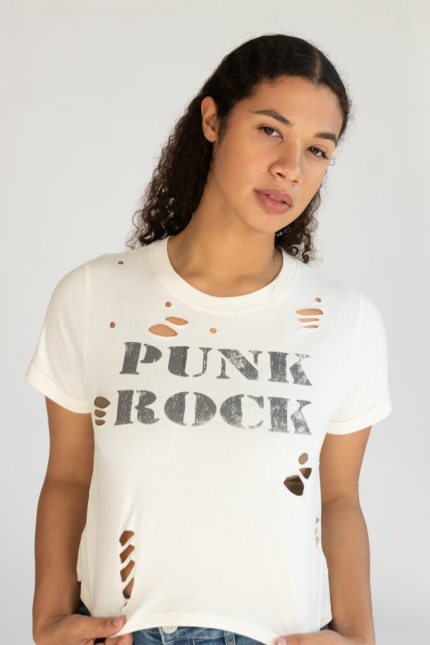 Distressed Punk Rock Tee