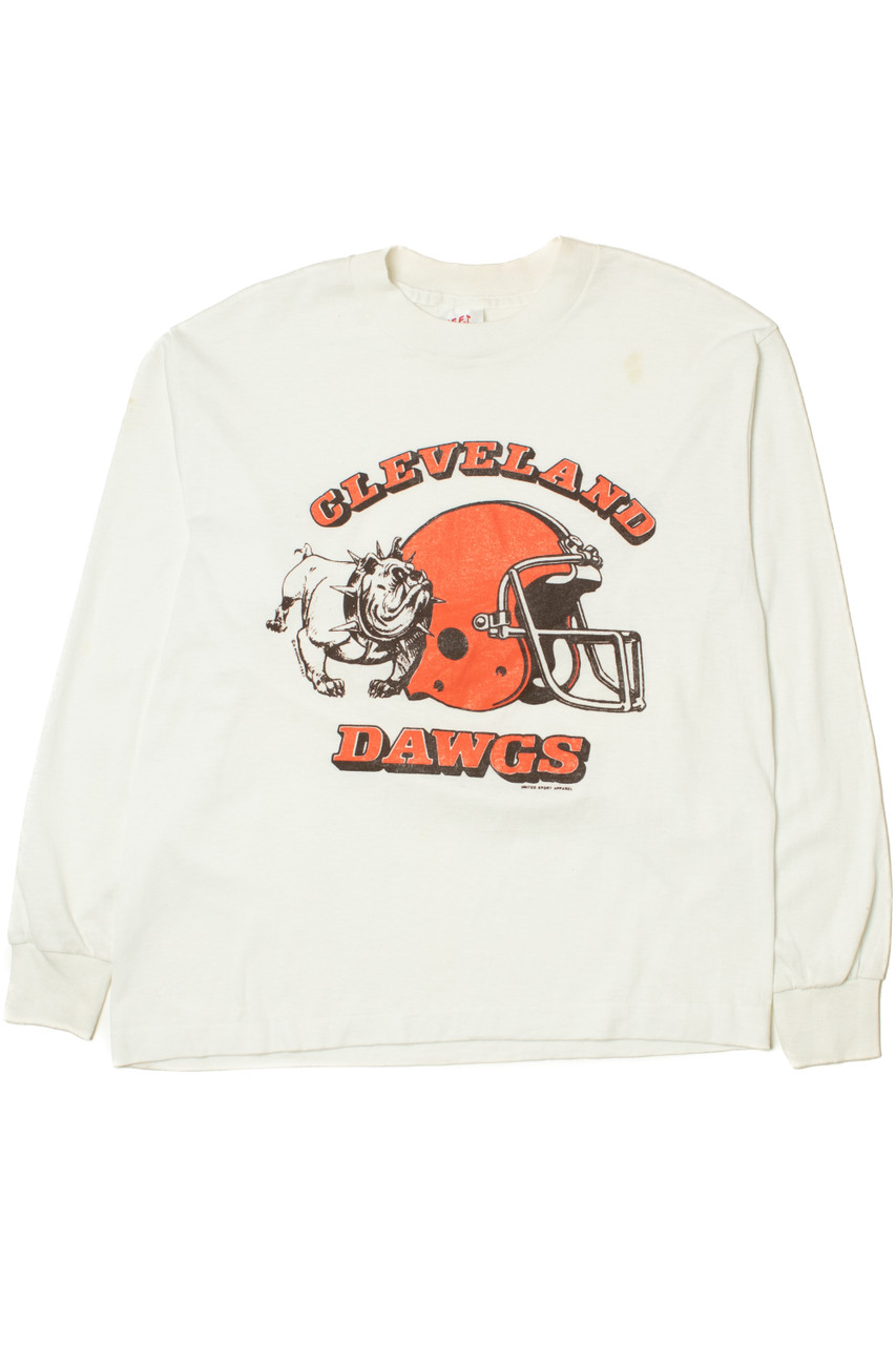 Vintage Cleveland Browns Dawgs Tee 80s Football NFL T-shirt 