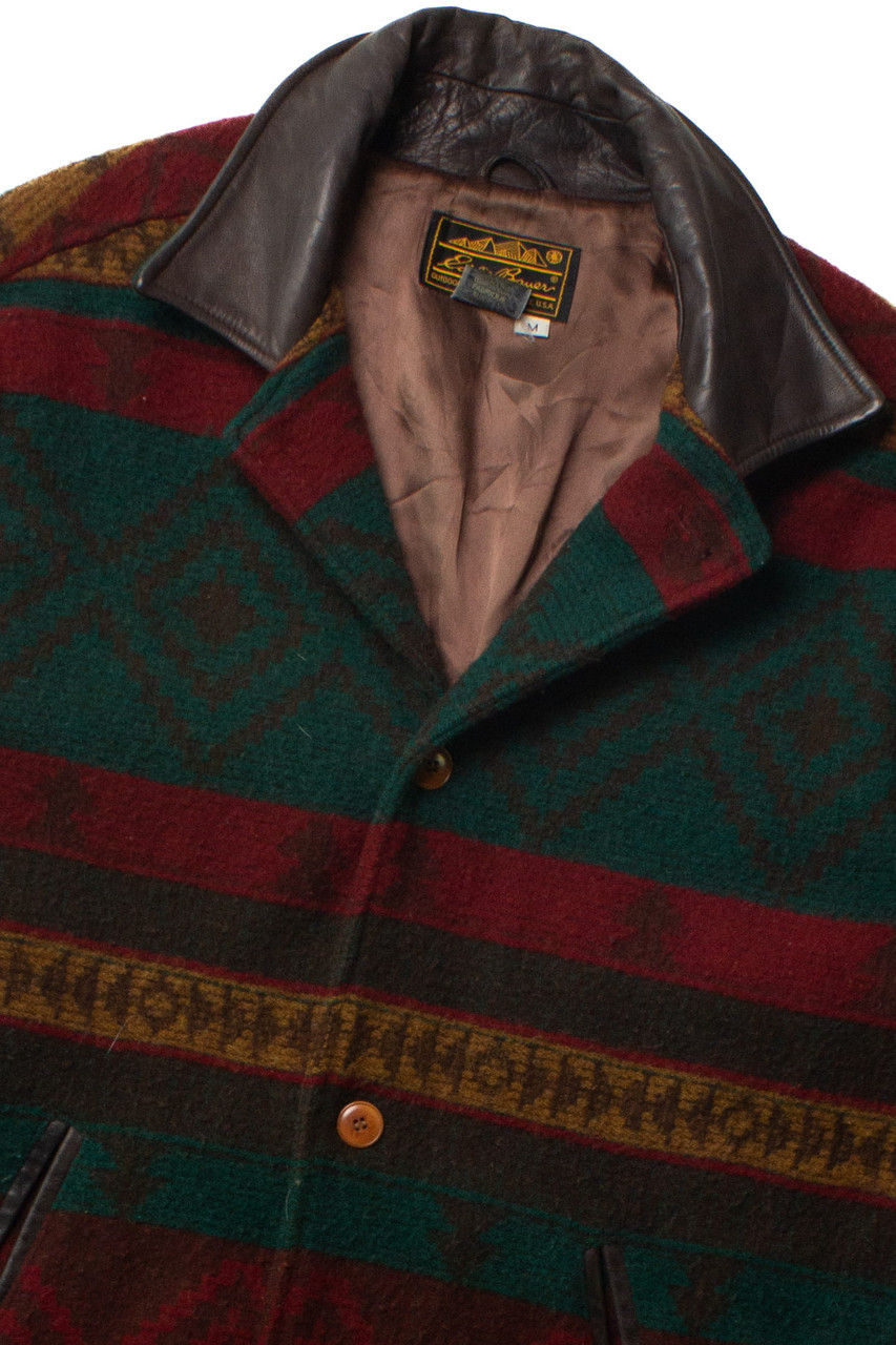 Vintage Eddie Bauer Southwestern Wool Coat (1980s)