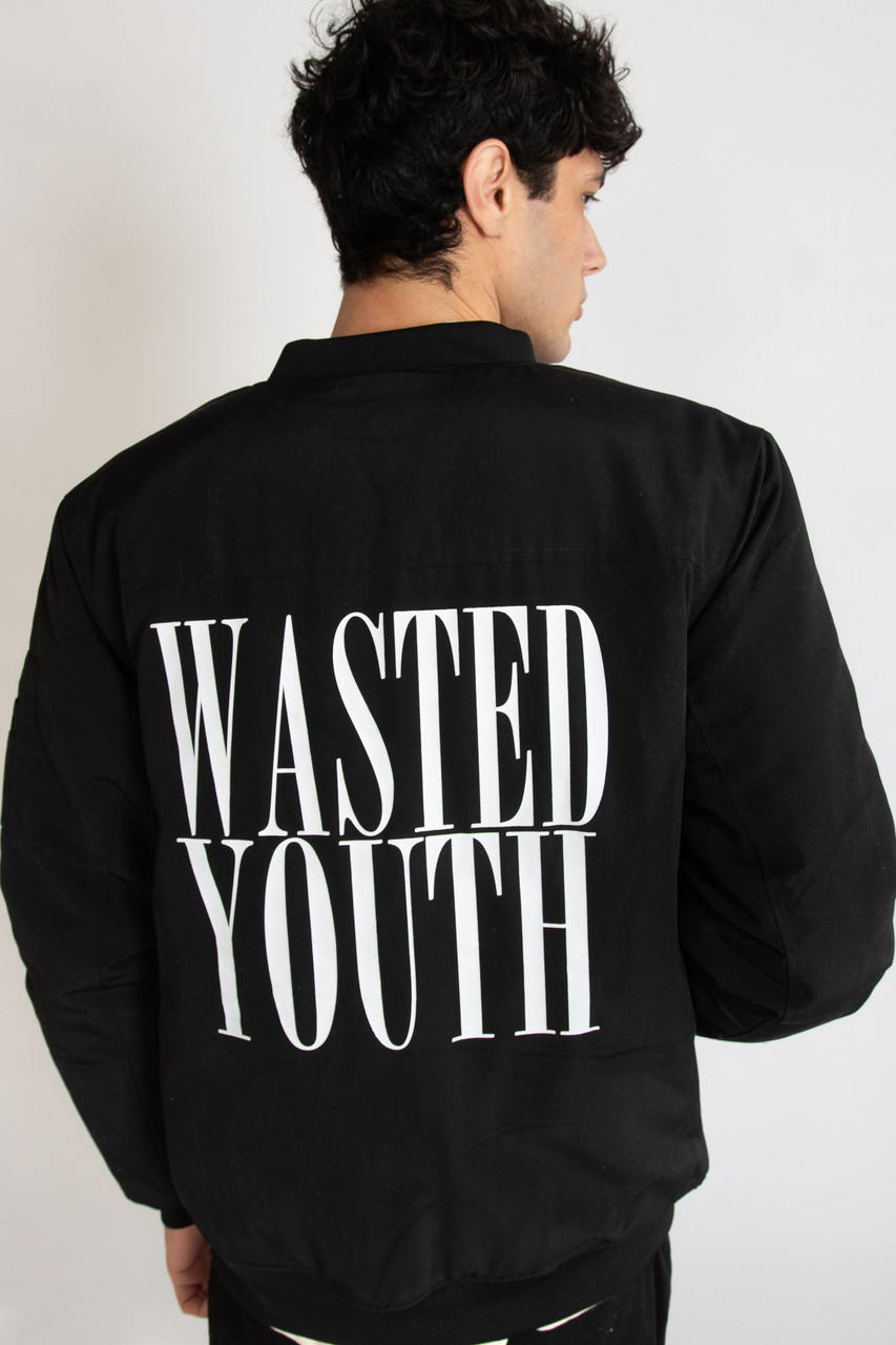 Wasted Youth Drizzler Jacket Black-