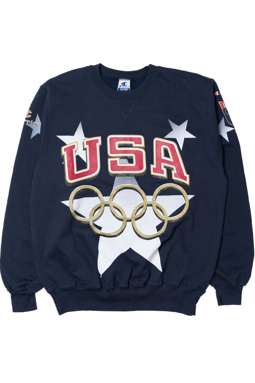 Vintage Navy USA Olympic Logo Champion Sweatshirt