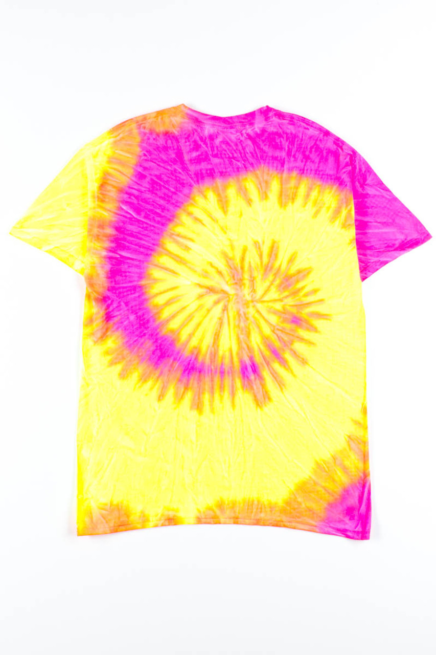 Fluorescent Swirl Tie Dye Shirt