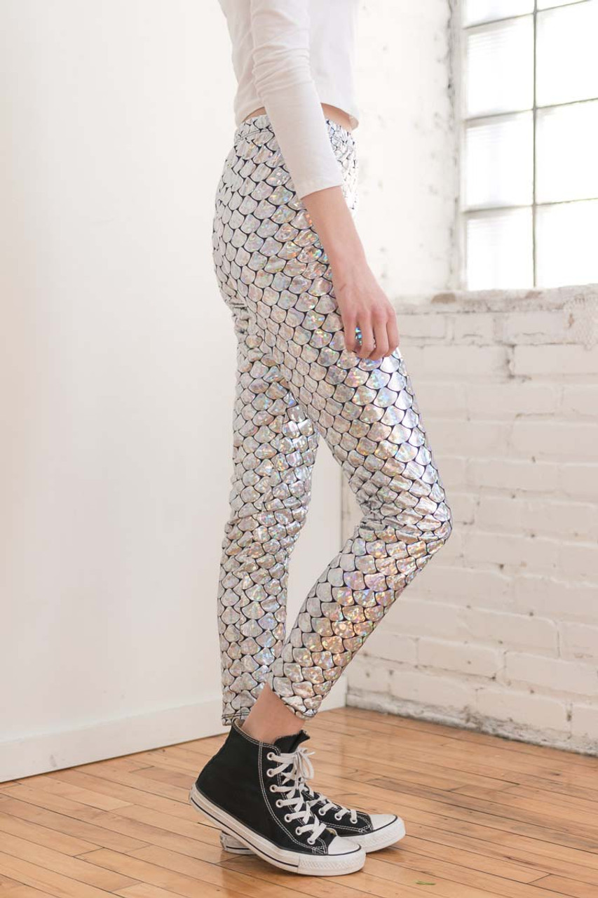 Shimmering Mermaid Leggings | Scuba Sisters