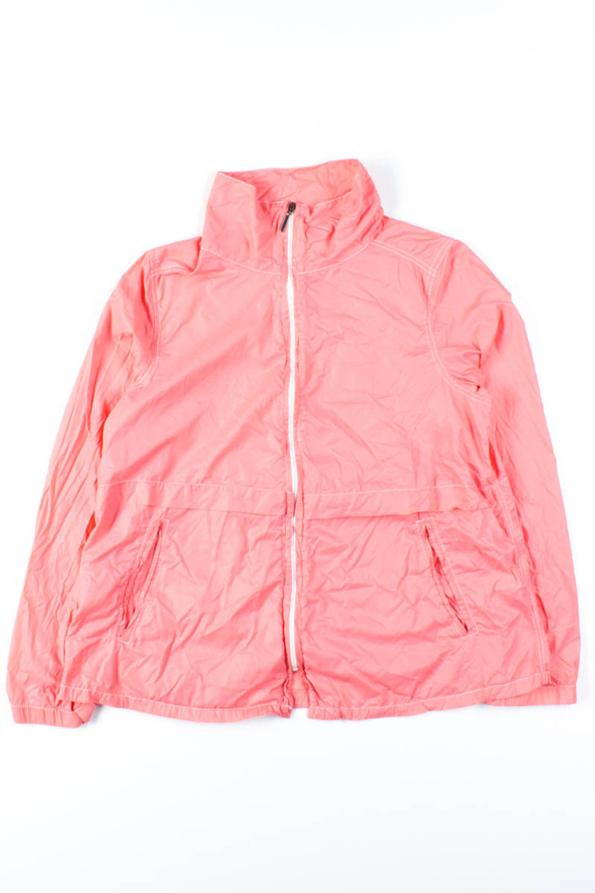 Pink Floating Triangles Windbreaker 