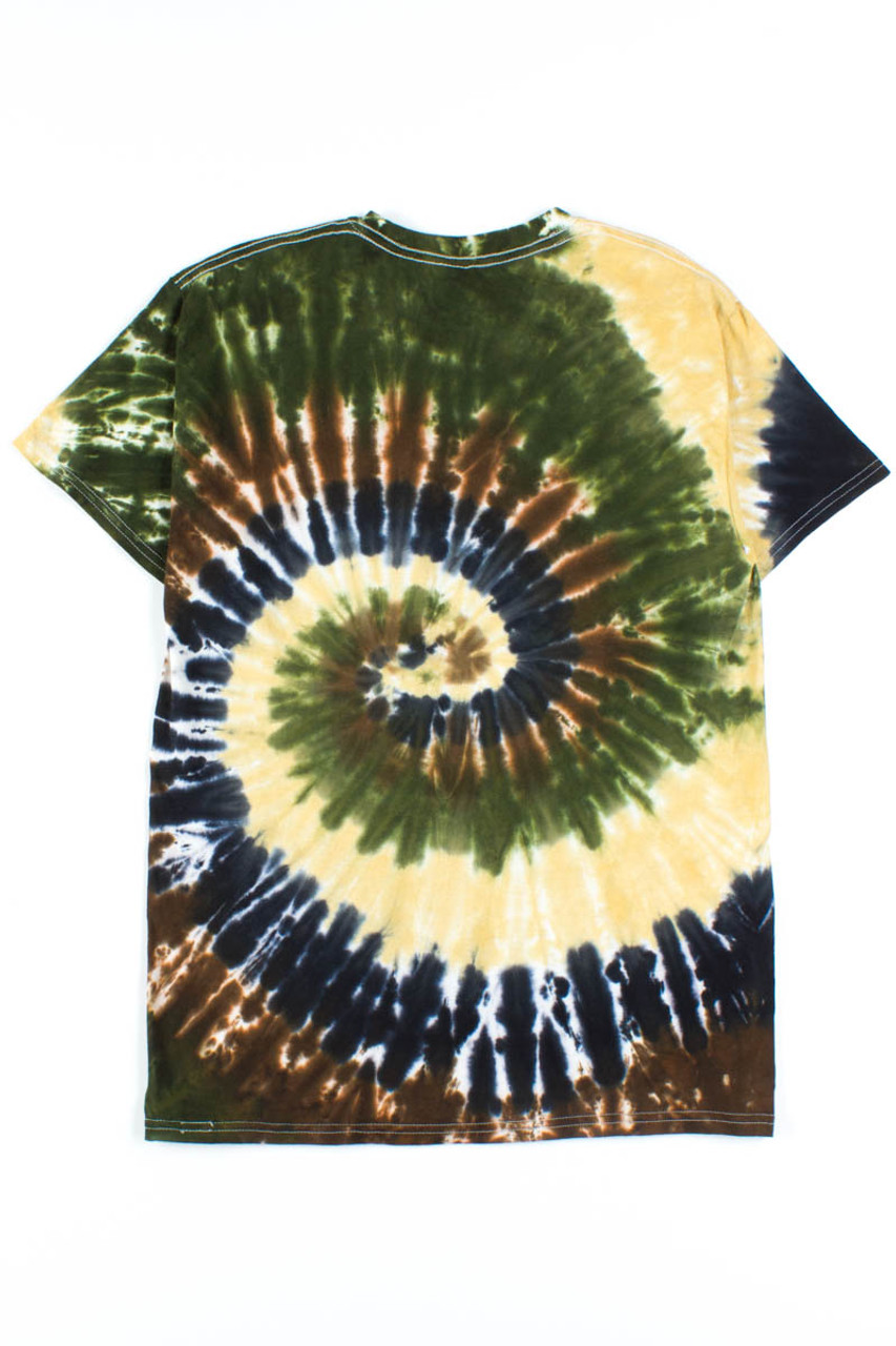 Green Camouflage Bandolier Tie Dye T-Shirt — Made By Hippies Tie Dyes