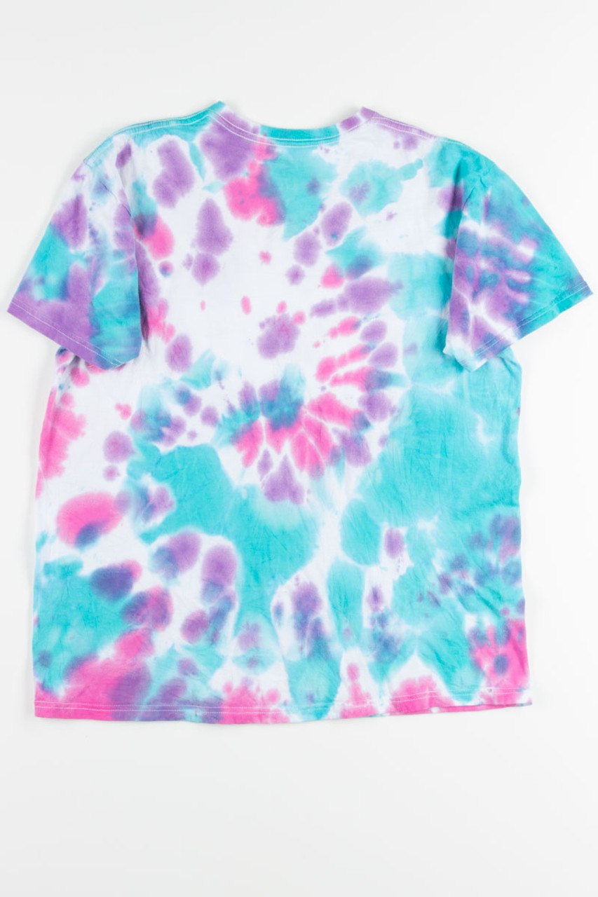 Ragstock Red White Blue Tie Dye Shirt