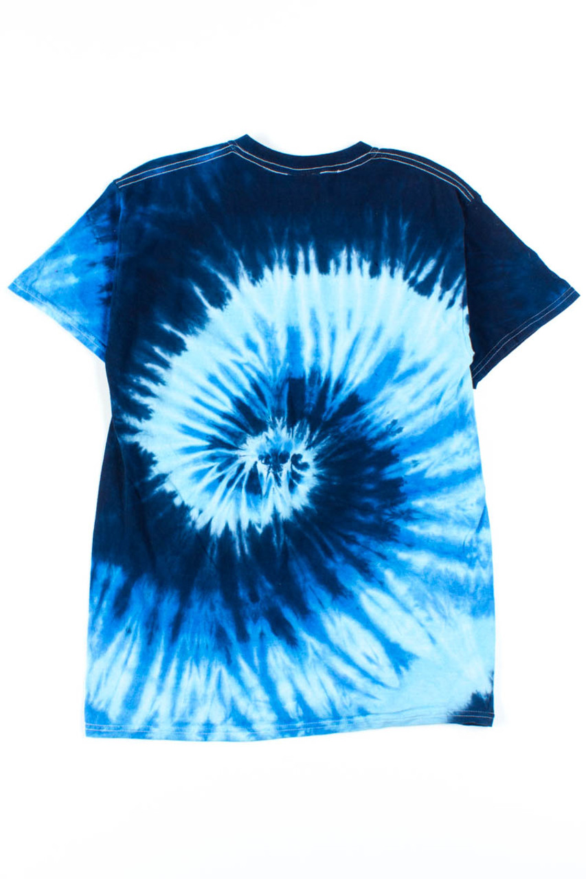 Blue Ocean Spiral Tie Dye T-Shirt – Bewild