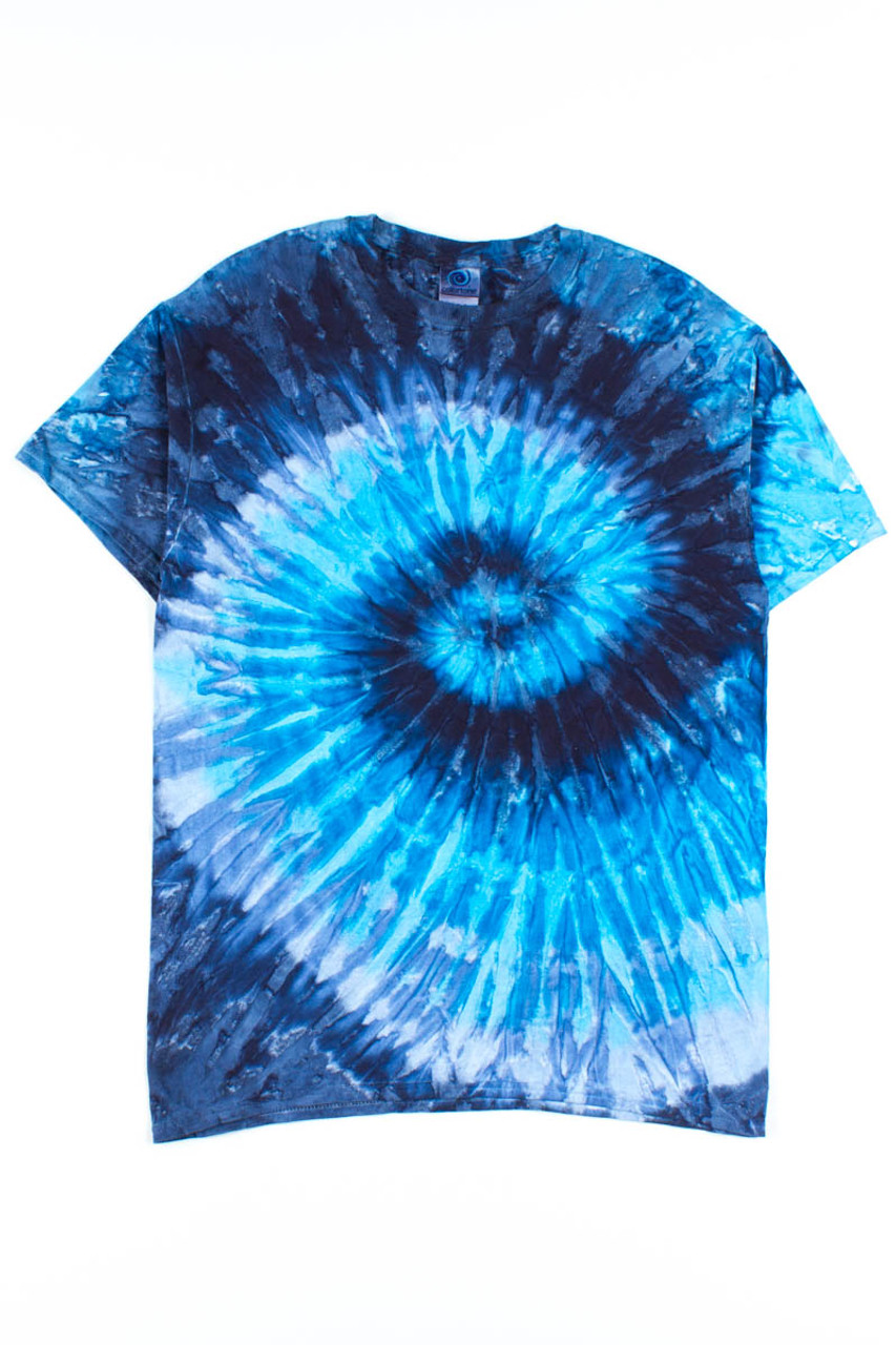  Tie Dye Shirt Multi Color Navy Blue Evening Sky Swirl T-Shirt :  Clothing, Shoes & Jewelry