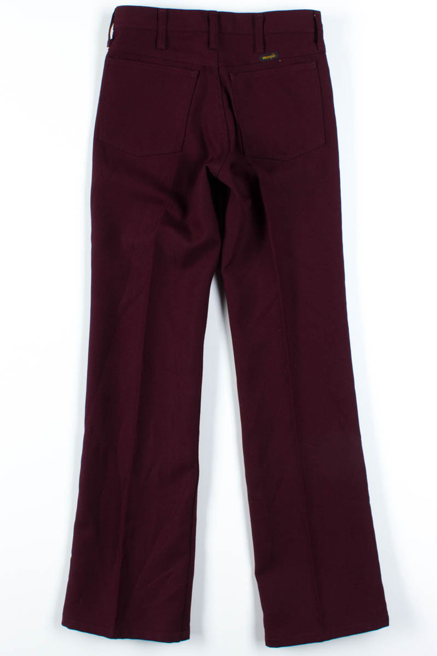 Burgundy Wrangler Pants - Ragstock.com