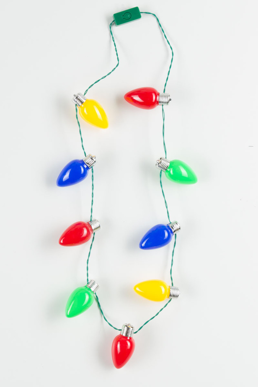 Buy CPPSLEE Christmas Light Up Bulb Necklace, Ugly Sweater Party Favor Xmas  Light Necklace, Christmas Decorations Gift (5 Pack) Online at  desertcartINDIA