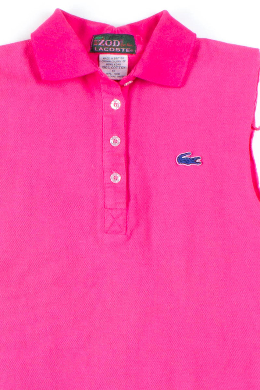 Fuschia Lacoste Shirt - Ragstock.com