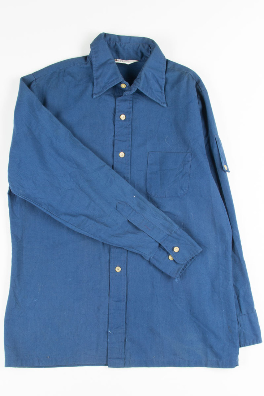 Blue Button Up Shirt