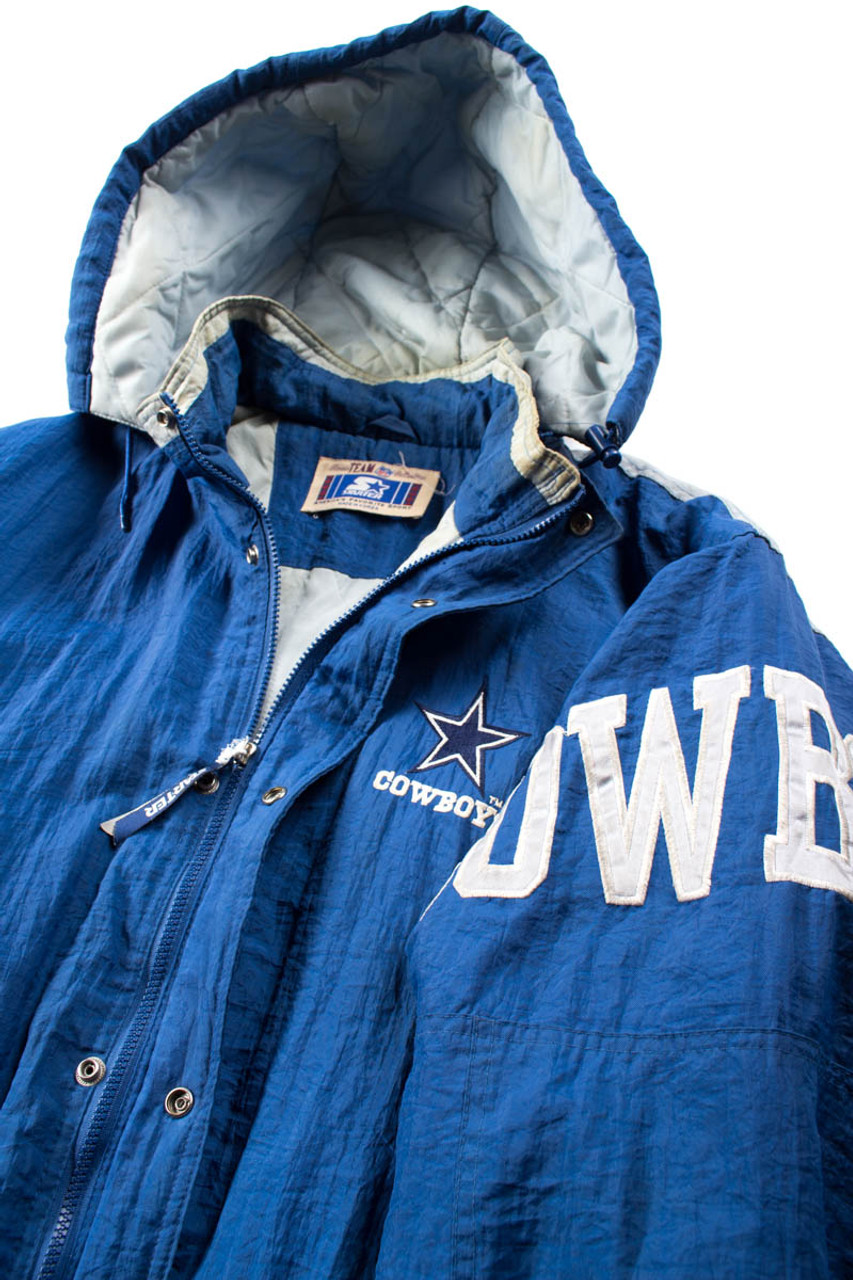 Dallas Cowboys Puffer Starter Jacket - Ragstock.com