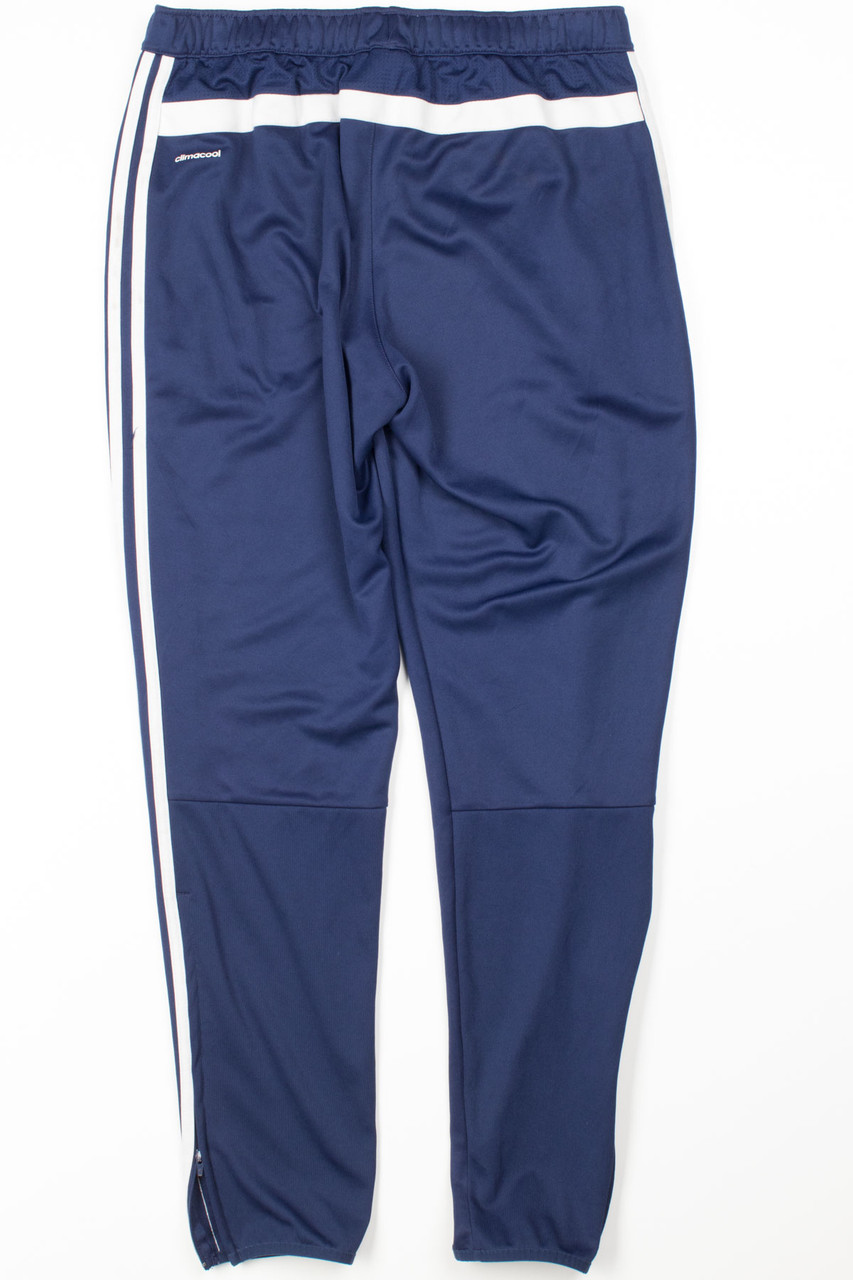 BOYS ADIDAS DARK Blue Climacool Trousers With Ankle Zip 15-16 Years £5.00 -  PicClick UK