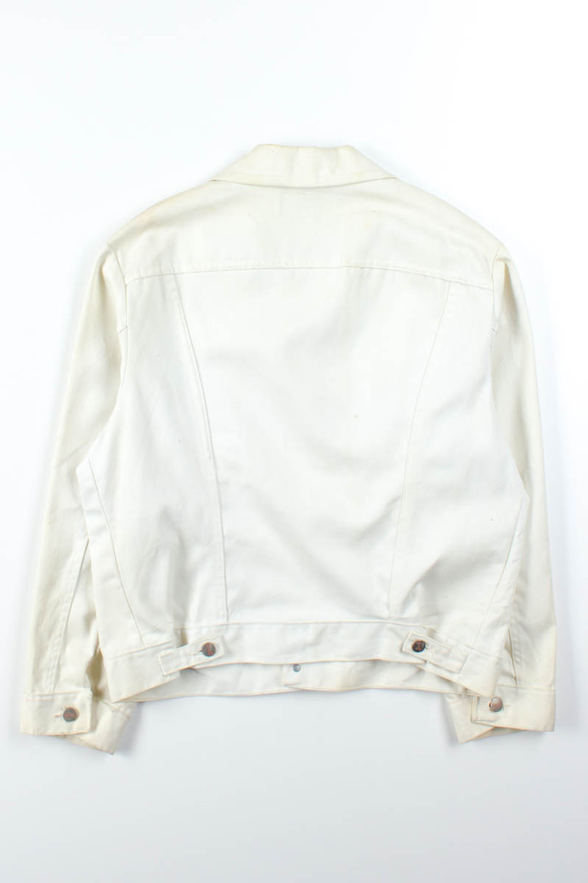 Vintage White Wrangler Denim Jacket 914 - Ragstock.com