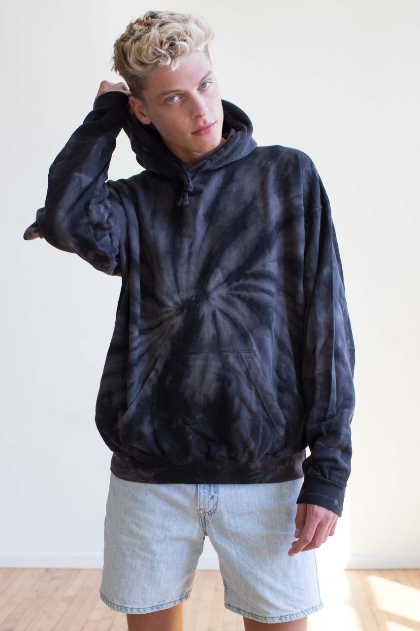 Black Tie Dye Hoodie