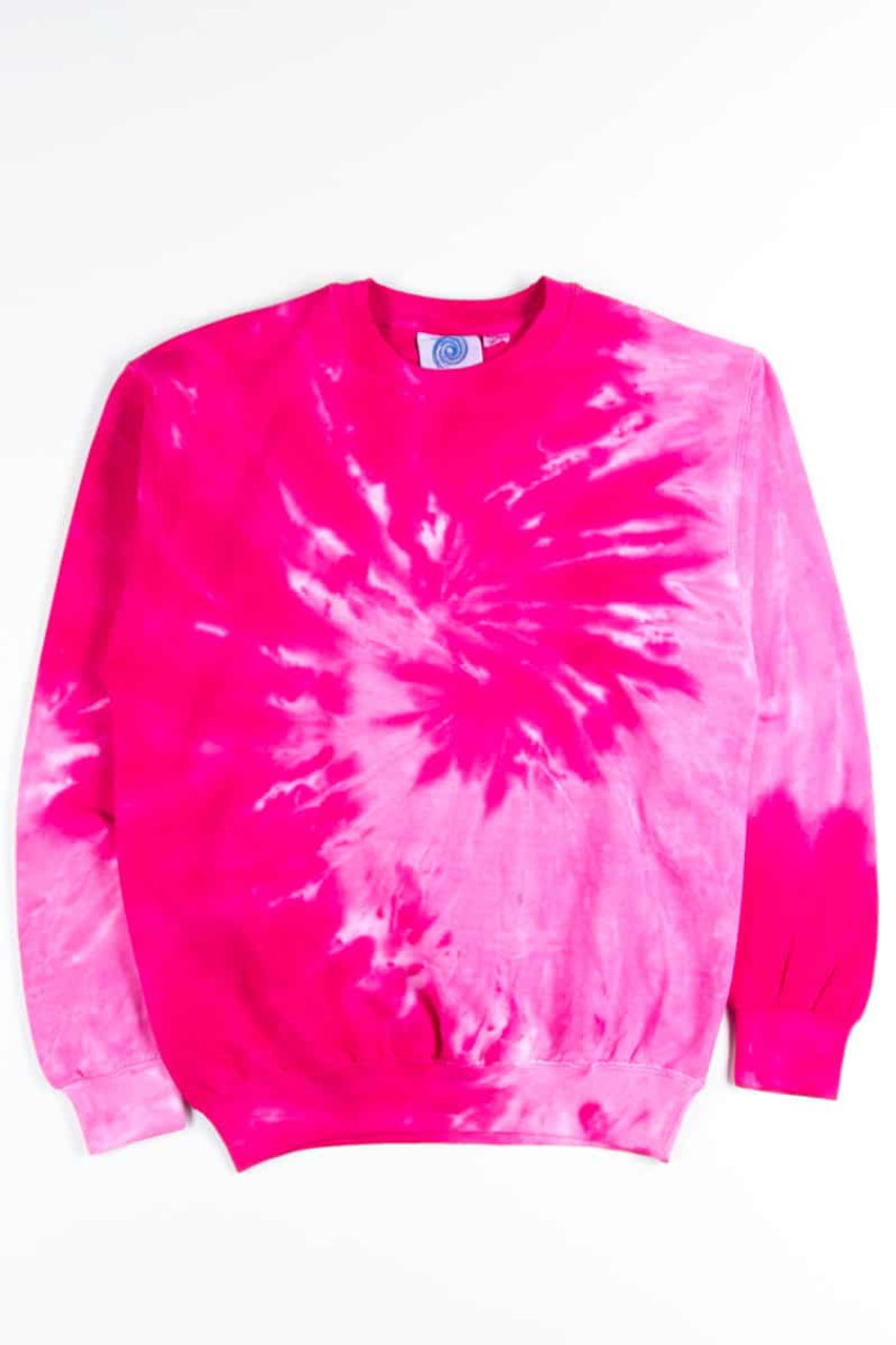 Tie dye 2025 pink sweatshirt