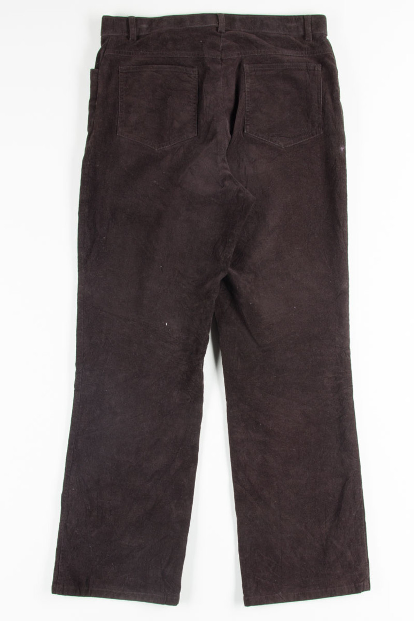 Dark Brown Orvis Corduroy Pants (sz. 8) 