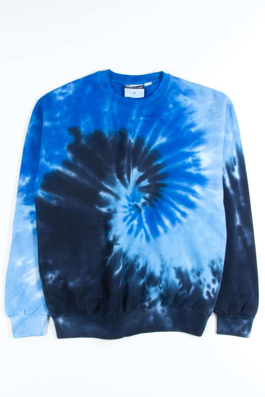 Blue Ocean Tie Dye Sweatshirt - Ragstock.com