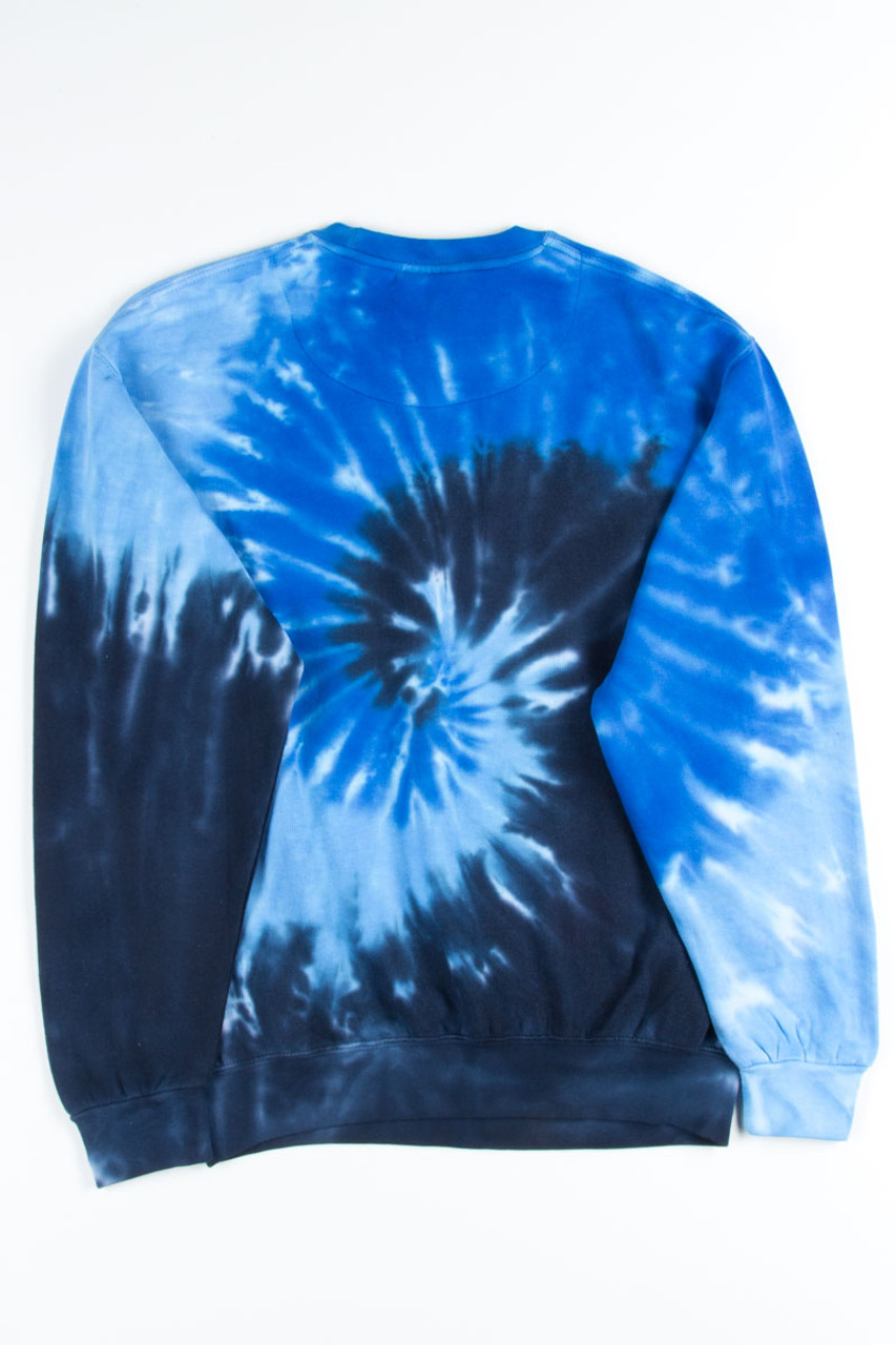 Blue Ocean Tie Dye Sweatshirt - Ragstock.com