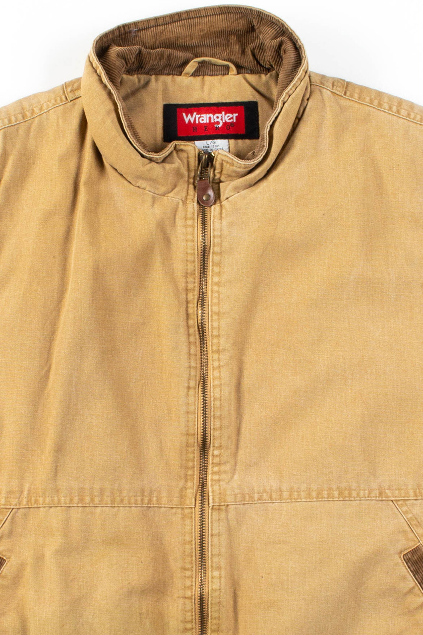 Wrangler Sherpa Lined Canvas Vest - Ragstock.com