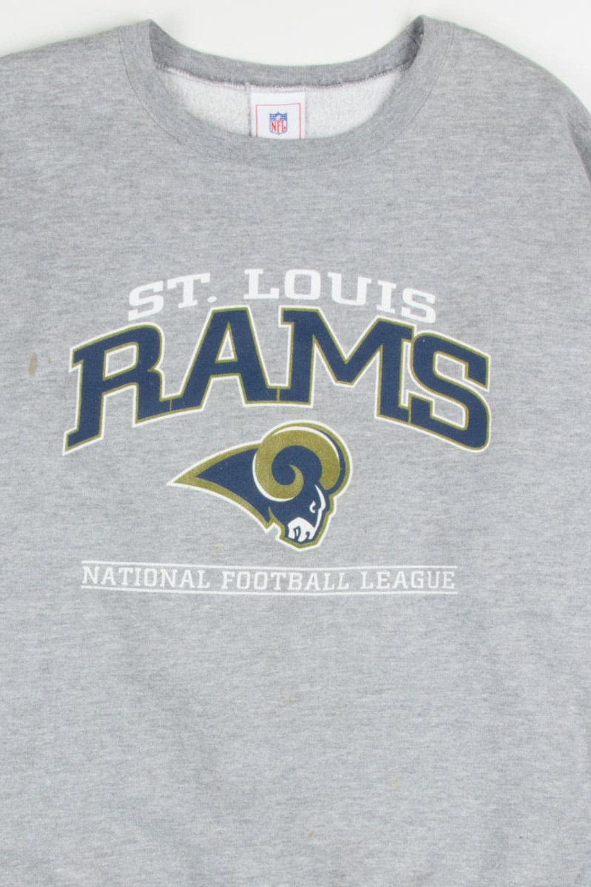 Vintage St. Louis Rams American Football White Sweatshirt 