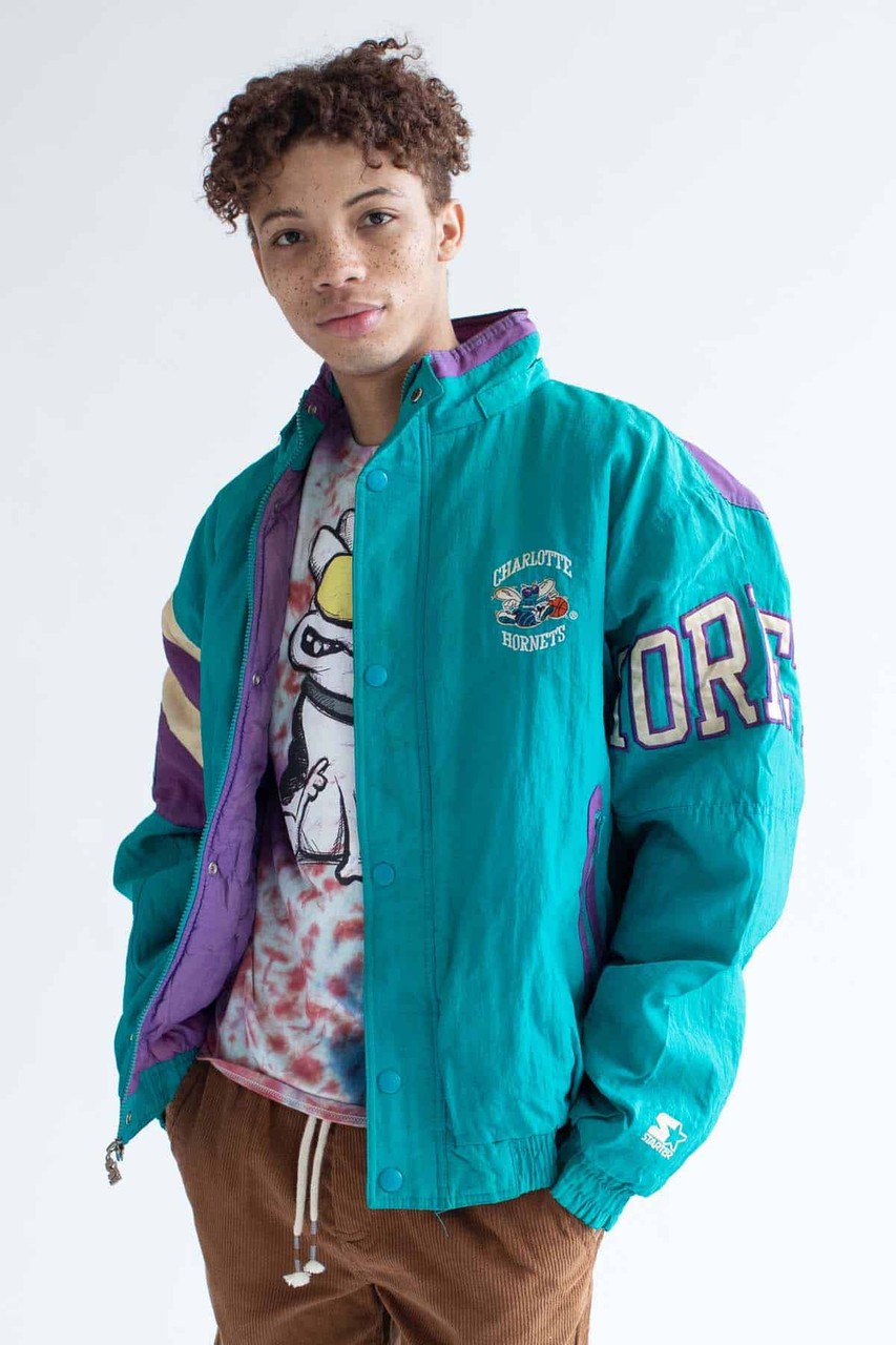 Vintage 90s Charlotte Hornets Starter Jacket -  Hong Kong