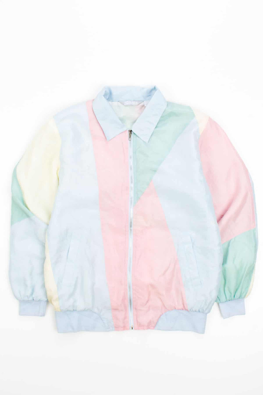 Denim Color Block Bomber Jacket | Nasty Gal