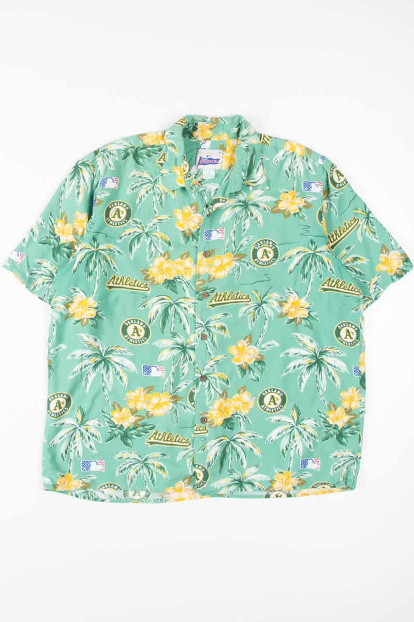 OAKLAND ATHLETICS HAWAIIAN SHIRT CLASSIC 'ATHLETIC PRIDE'