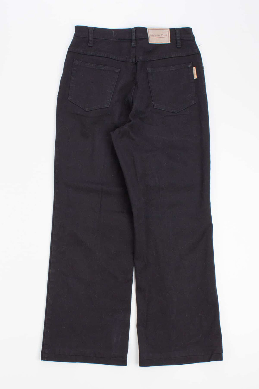 Straight Fit Coldwater Creek Black Jeans (sz. 8) - Ragstock.com