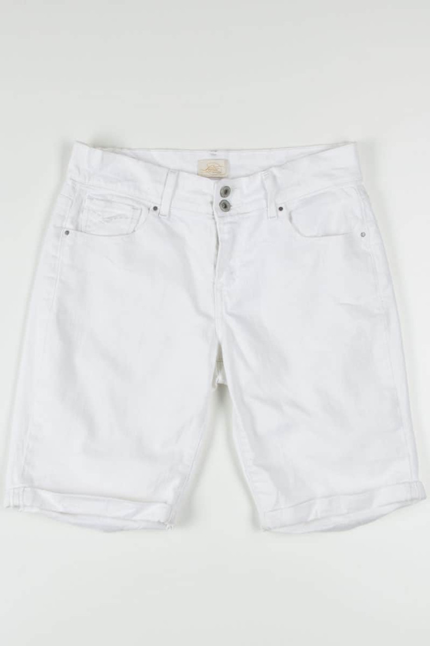 White Levi's Denim Bermuda Shorts (sz. 10) 