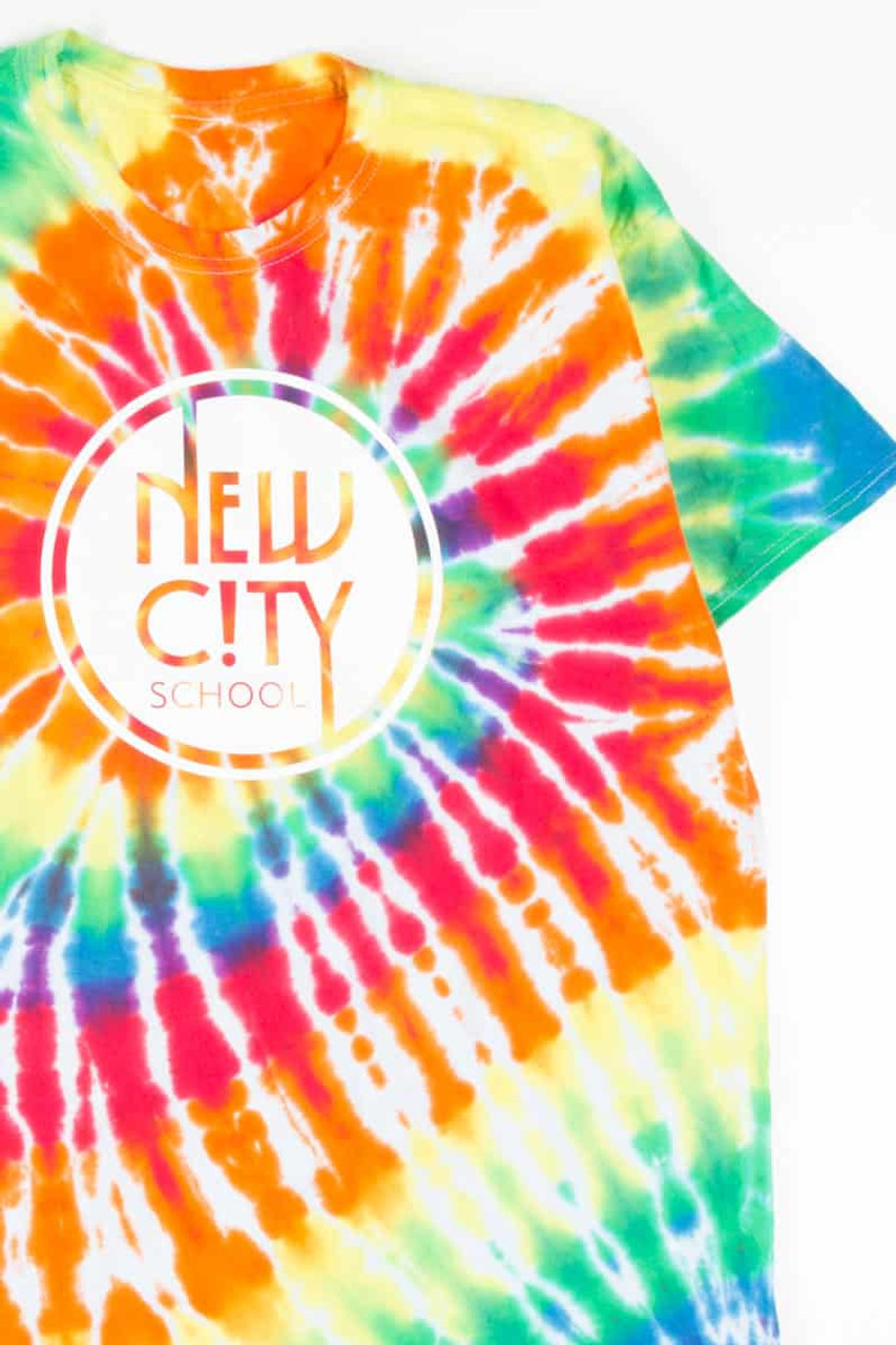 New City School Tie Dye T-Shirt - Ragstock.com