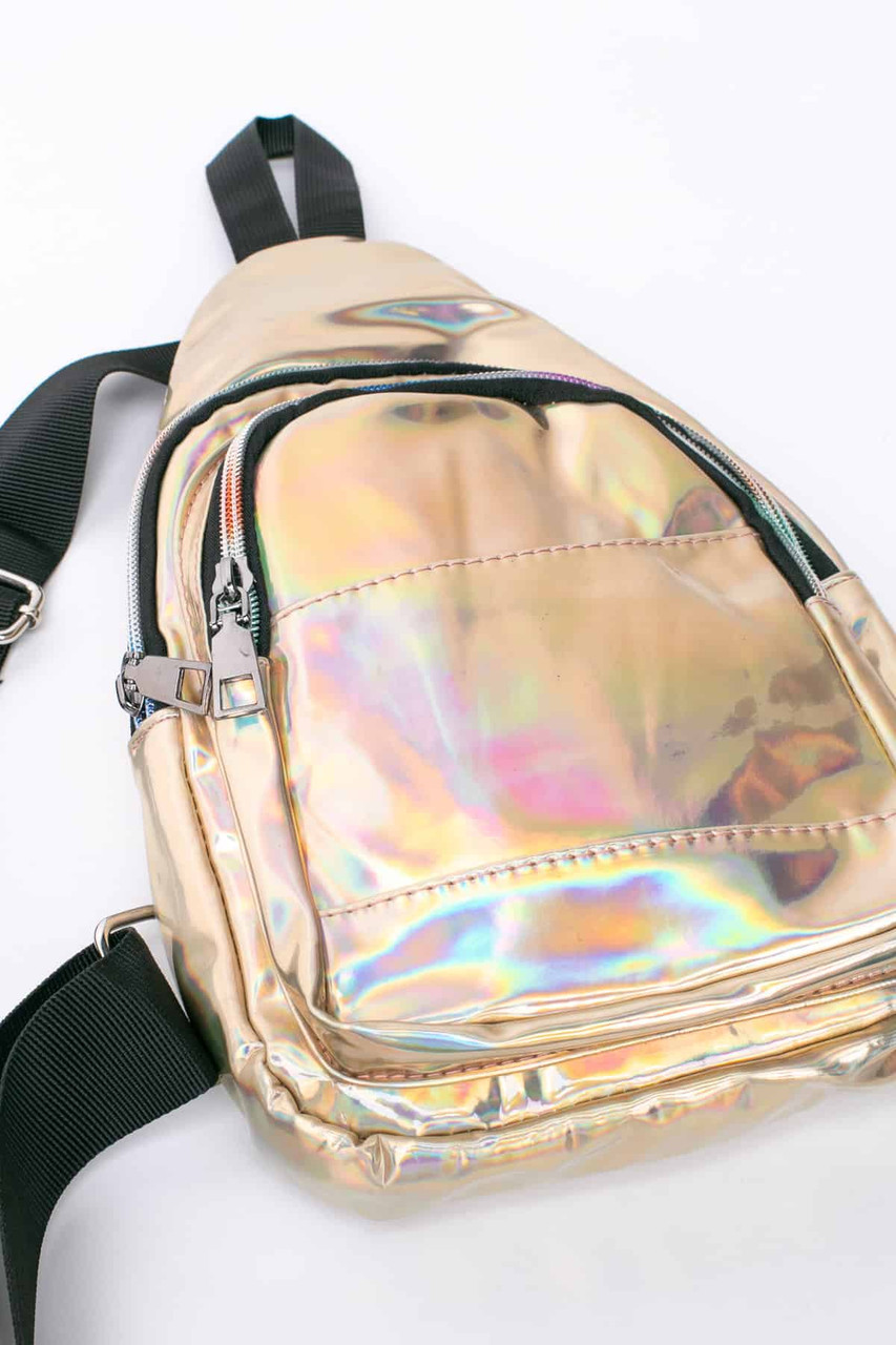 Glimpse Multicolor Sling Bag HOLOGRAPHIC TRANSPARENT 2 IN ONE BAG  Multicolor - Price in India | Flipkart.com